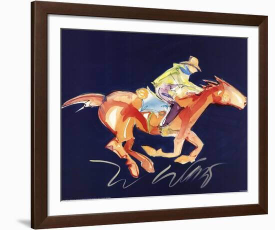 Midnight Flyer-Carrie Fell-Framed Art Print