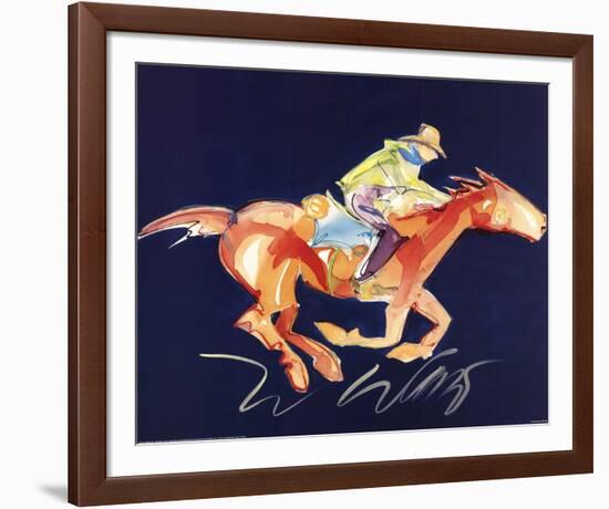 Midnight Flyer-Carrie Fell-Framed Art Print