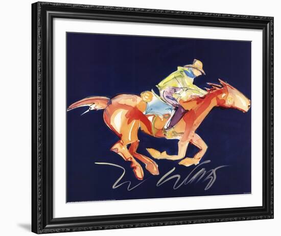 Midnight Flyer-Carrie Fell-Framed Art Print