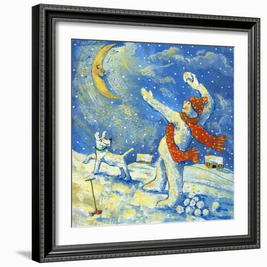 Midnight Fun and Games-David Cooke-Framed Giclee Print