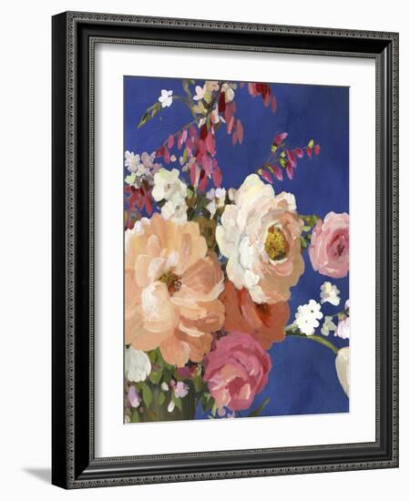 Midnight Garden Flowers I-Allison Pearce-Framed Art Print