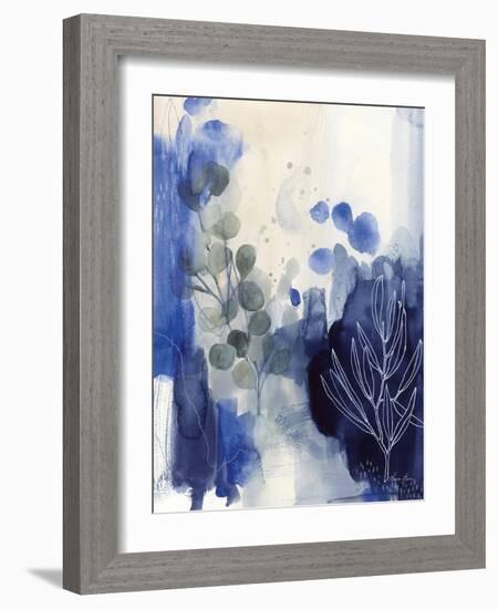 Midnight Garden-Laura Horn-Framed Art Print