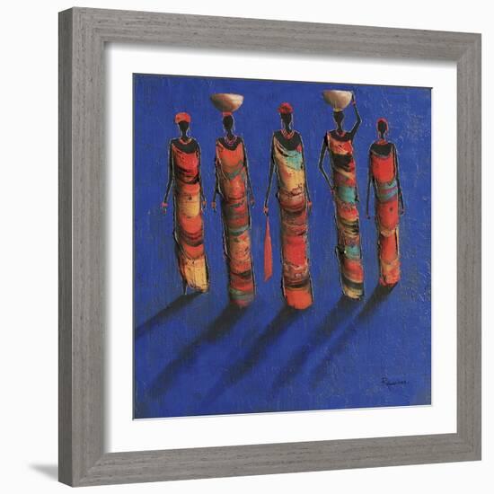 Midnight Gathering 1-Michel Rauscher-Framed Art Print