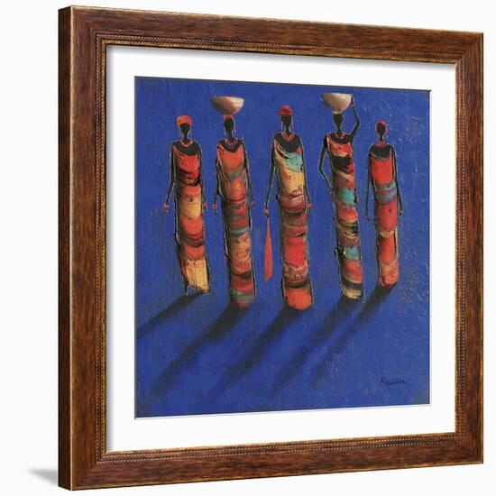 Midnight Gathering 1-Michel Rauscher-Framed Art Print