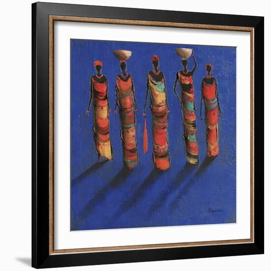 Midnight Gathering 1-Michel Rauscher-Framed Art Print