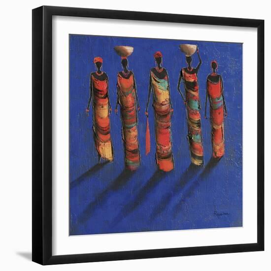 Midnight Gathering 1-Michel Rauscher-Framed Art Print