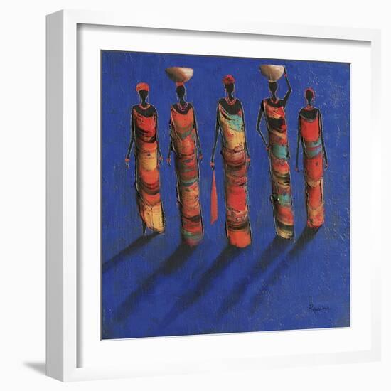 Midnight Gathering 1-Michel Rauscher-Framed Art Print