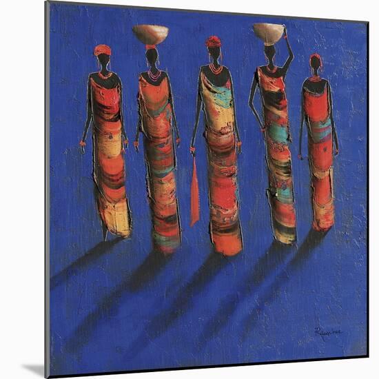 Midnight Gathering 1-Michel Rauscher-Mounted Art Print