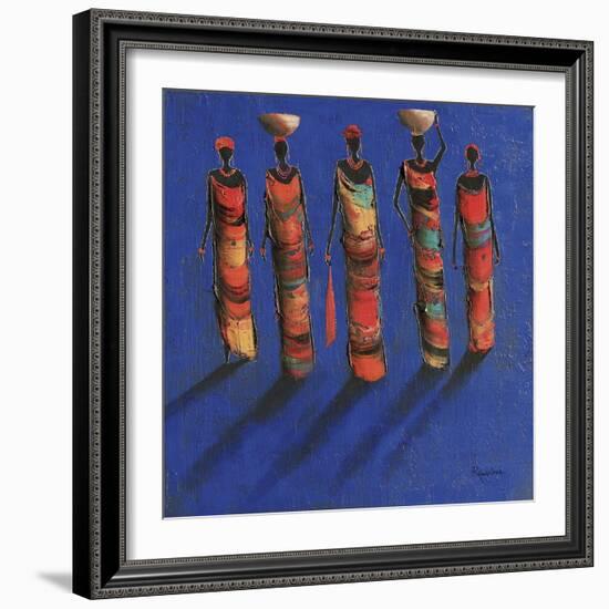 Midnight Gathering 1-Michel Rauscher-Framed Art Print