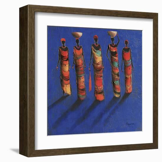 Midnight Gathering 1-Michel Rauscher-Framed Art Print