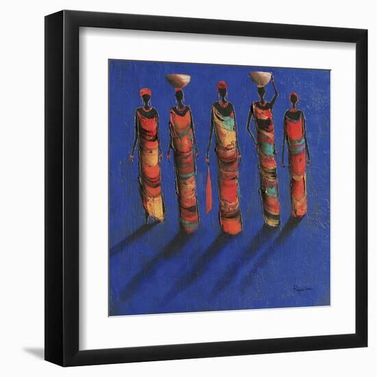 Midnight Gathering 1-Michel Rauscher-Framed Art Print