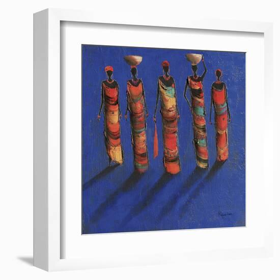 Midnight Gathering 1-Michel Rauscher-Framed Art Print