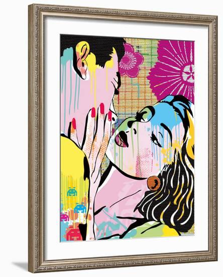 Midnight Kiss-Tom Frazier-Framed Giclee Print