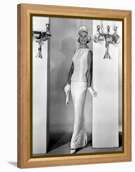 Midnight Lace, Doris Day, 1960, Evening Gown Designed by Irene-null-Framed Stretched Canvas