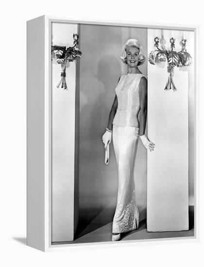 Midnight Lace, Doris Day, 1960, Evening Gown Designed by Irene-null-Framed Stretched Canvas