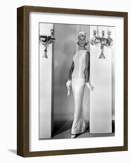 Midnight Lace, Doris Day, 1960, Evening Gown Designed by Irene-null-Framed Photo