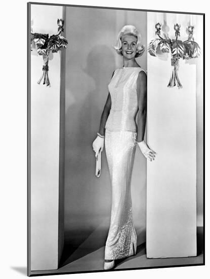 Midnight Lace, Doris Day, 1960, Evening Gown Designed by Irene-null-Mounted Photo