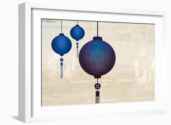 Midnight Lanterns I-Sloane Addison ?-Framed Art Print