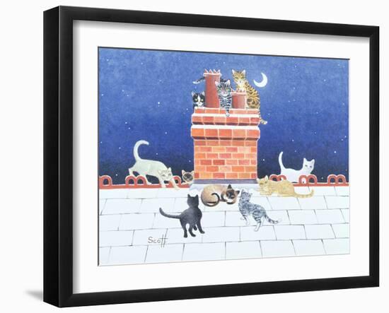 Midnight Madness-Pat Scott-Framed Giclee Print