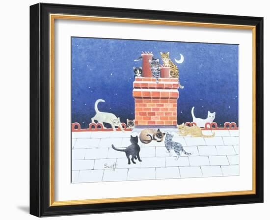 Midnight Madness-Pat Scott-Framed Giclee Print