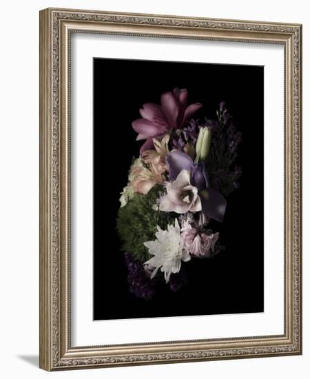 Midnight Magnolia-Julie Greenwood-Framed Art Print