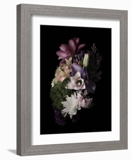 Midnight Magnolia-Julie Greenwood-Framed Art Print