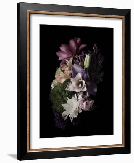 Midnight Magnolia-Julie Greenwood-Framed Art Print