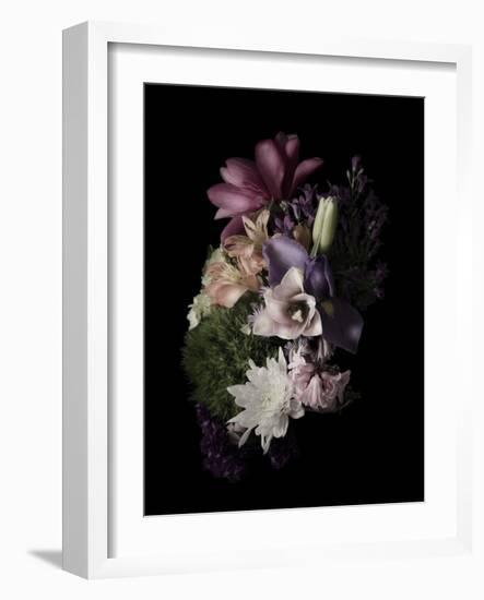 Midnight Magnolia-Julie Greenwood-Framed Art Print