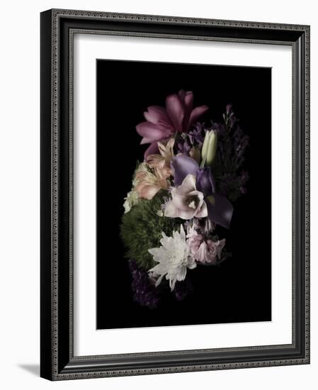 Midnight Magnolia-Julie Greenwood-Framed Art Print