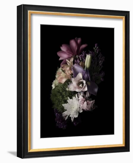 Midnight Magnolia-Julie Greenwood-Framed Art Print