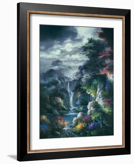 Midnight Mist Canyon-James Lee-Framed Art Print