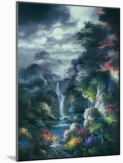 Midnight Mist Canyon-James Lee-Mounted Art Print