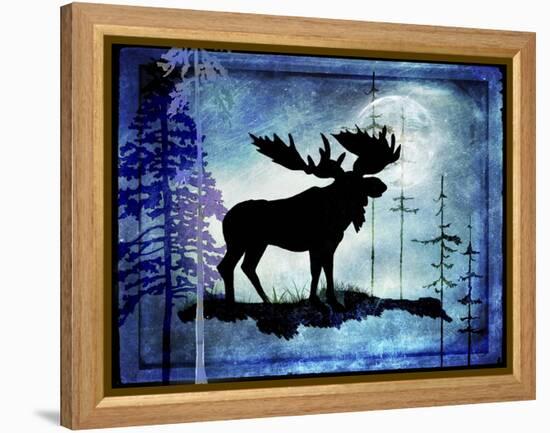 Midnight Moose-LightBoxJournal-Framed Premier Image Canvas