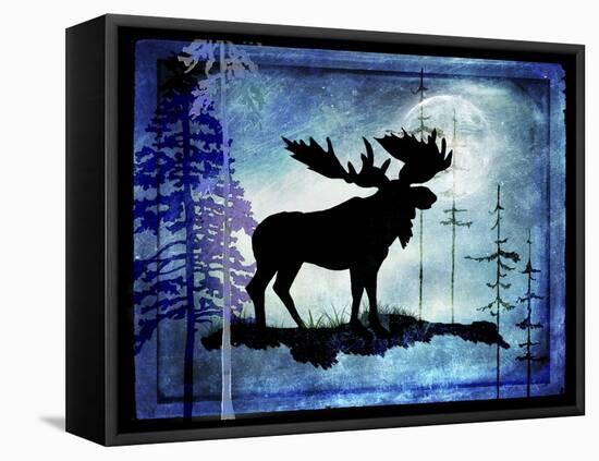 Midnight Moose-LightBoxJournal-Framed Premier Image Canvas