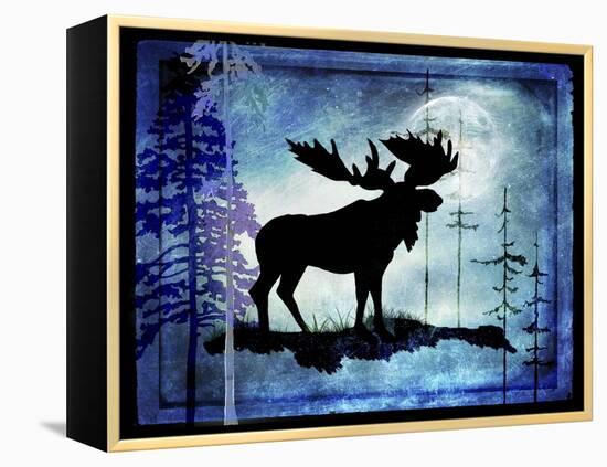 Midnight Moose-LightBoxJournal-Framed Premier Image Canvas