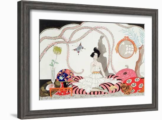 Midnight! or the Fashionable Apartment, 1920-Georges Barbier-Framed Giclee Print