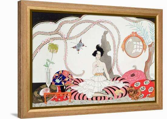 Midnight! or the Fashionable Apartment, 1920-Georges Barbier-Framed Premier Image Canvas