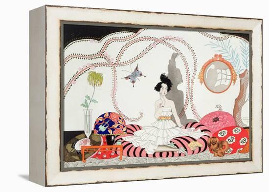 Midnight! or the Fashionable Apartment, 1920-Georges Barbier-Framed Premier Image Canvas