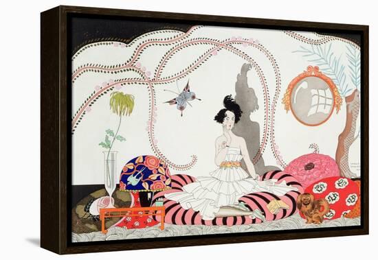 Midnight! or the Fashionable Apartment, 1920-Georges Barbier-Framed Premier Image Canvas