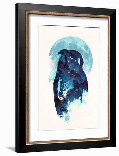 Midnight Owl-Robert Farkas-Framed Art Print