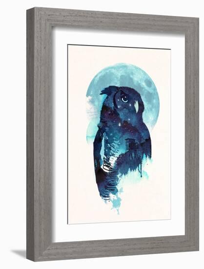 Midnight Owl-Robert Farkas-Framed Art Print