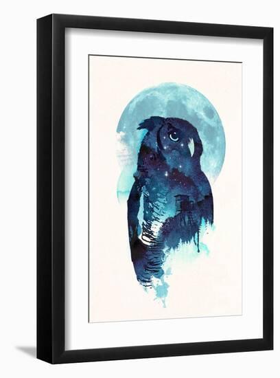 Midnight Owl-Robert Farkas-Framed Art Print