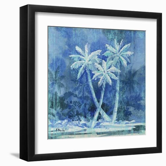 Midnight Palm II-Paul Brent-Framed Art Print