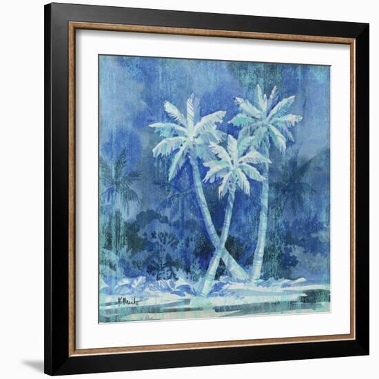 Midnight Palm II-Paul Brent-Framed Art Print