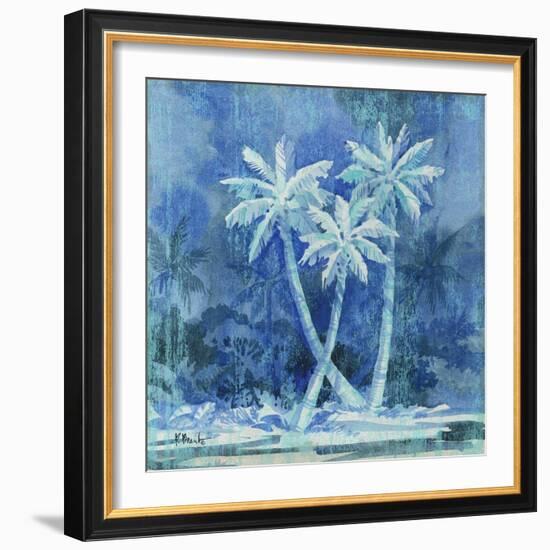 Midnight Palm II-Paul Brent-Framed Art Print