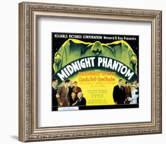 Midnight Phantom - 1935-null-Framed Giclee Print