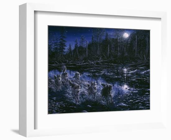 Midnight Pursuit-Jeff Tift-Framed Giclee Print