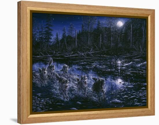 Midnight Pursuit-Jeff Tift-Framed Premier Image Canvas