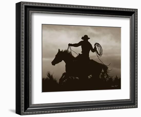 Midnight Rider-Barry Hart-Framed Art Print