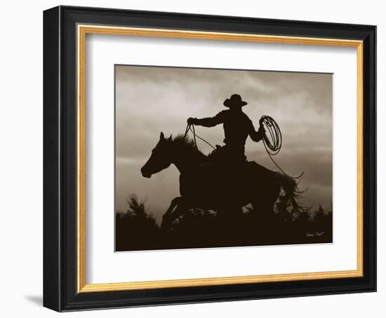 Midnight Rider-Barry Hart-Framed Art Print